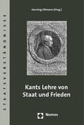 Ottmann |  Kants Lehre von Staat und Frieden | Buch |  Sack Fachmedien