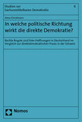 Christmann |  Christmann, A: welche polit. Richtung wirkt die Demokratie | Buch |  Sack Fachmedien