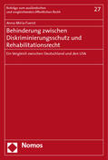 Fuerst |  Behinderung zwischen Diskriminierungsschutz und Rehabilitationsrecht | Buch |  Sack Fachmedien