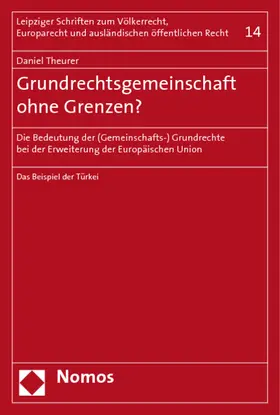 Theurer |  Grundrechtsgemeinschaft ohne Grenzen? | Buch |  Sack Fachmedien