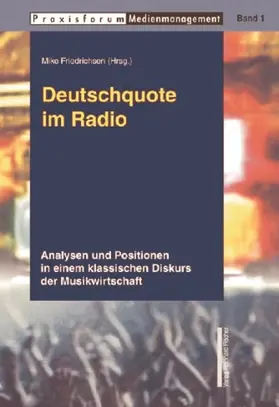 Friedrichsen |  Deutschquote im Radio | Buch |  Sack Fachmedien