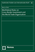 Peter |  Multilateral Rules on Cross-Border Investment and the World Trade Organisation | Buch |  Sack Fachmedien