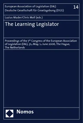 Mader / Moll |  The Learning Legislator | Buch |  Sack Fachmedien