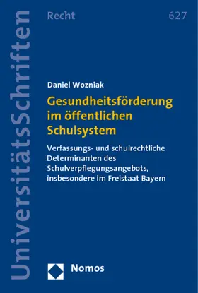 Wozniak |  Gesundheitsförderung im öffentlichen Schulsystem | Buch |  Sack Fachmedien
