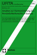 Lehr |  Lehr, M: Ansätze zur Harmonisierung/Persönlichkeitsrechts | Buch |  Sack Fachmedien