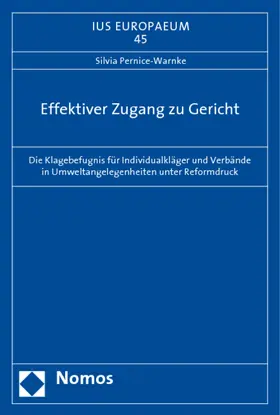Pernice-Warnke |  Effektiver Zugang zu Gericht | Buch |  Sack Fachmedien