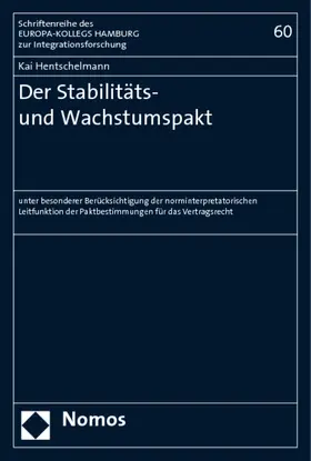 Hentschelmann |  Der Stabilitäts- und Wachstumspakt | Buch |  Sack Fachmedien