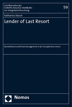 Stasch | Stasch, K: Lender of Last Resort | Buch | 978-3-8329-4715-6 | sack.de