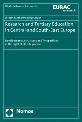 Marko / Unger |  Research and Tertiary Education in Central and South-East Europe | Buch |  Sack Fachmedien