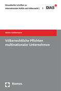 Geldermann |  Geldermann, H: Völkerrechtliche Pflichten | Buch |  Sack Fachmedien