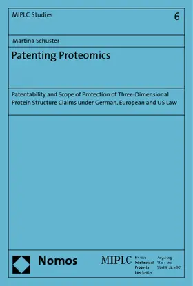 Schuster |  Patenting Proteomics | Buch |  Sack Fachmedien