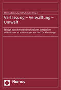 Böhm / Schmehl |  Verfassung - Verwaltung - Umwelt | Buch |  Sack Fachmedien