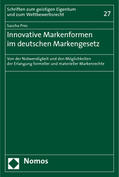 Pres |  Innovative Markenformen im deutschen Markengesetz | Buch |  Sack Fachmedien