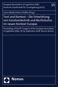 Mader / Schäffer + / Schäfer |  Text and Context - The Development of Legal Techniques | Buch |  Sack Fachmedien