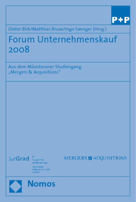 Birk / Bruse / Saenger | Forum Unternehmenskauf 2008 | Buch | 978-3-8329-4928-0 | sack.de