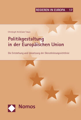 Knill / Tosun |  Knill, C: Politikgestaltung in der Europäischen Union | Buch |  Sack Fachmedien