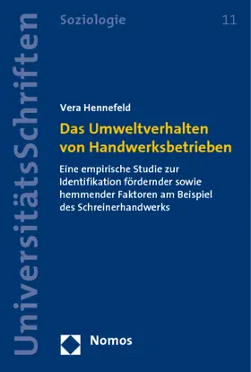 Hennefeld |  Das Umweltverhalten von Handwerksbetrieben | Buch |  Sack Fachmedien