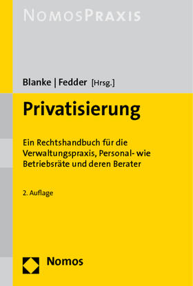Blanke / Fedder | Privatisierung | Buch | 978-3-8329-4964-8 | sack.de