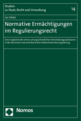 Oster |  Oster, J: Normative Ermächtigungen im Regulierungsrecht | Buch |  Sack Fachmedien