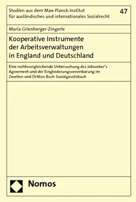 Grienberger-Zingerle | Kooperative Instrumente der Arbeitsverwaltungen in England und Deutschland | Buch | 978-3-8329-5023-1 | sack.de