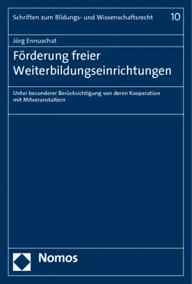 Ennuschat | Förderung freier Weiterbildungseinrichtungen | Buch | 978-3-8329-5045-3 | www.sack.de