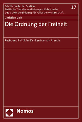Volk | Die Ordnung der Freiheit | Buch | 978-3-8329-5058-3 | sack.de