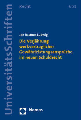 Ludwig |  Ludwig, J: Verjährung werkvertraglicher Gewährleistungsanspr | Buch |  Sack Fachmedien