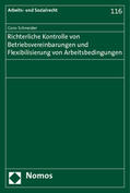 Schneider |  Schneider, G: Richterliche Kontrolle/Betriebsvereinbarungen | Buch |  Sack Fachmedien