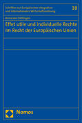 Oettingen |  Oettingen, A: Effet utile und individuelle Rechte | Buch |  Sack Fachmedien