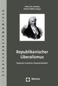 Lembcke / Weber |  Republikanischer Liberalismus | Buch |  Sack Fachmedien
