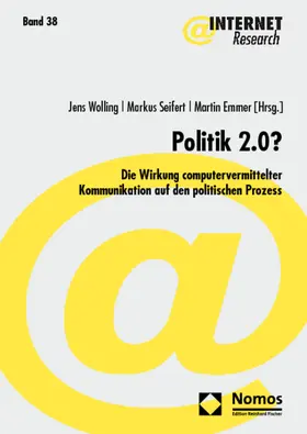 Wolling / Seifert / Emmer |  Politik 2.0? | Buch |  Sack Fachmedien
