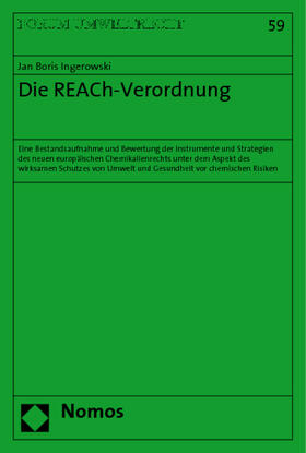 Ingerowski | Ingerowski, J: REACh-Verordnung | Buch | 978-3-8329-5314-0 | sack.de