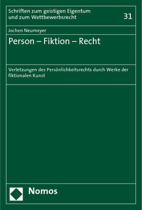 Neumeyer |  Person - Fiktion - Recht | Buch |  Sack Fachmedien