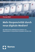 Zittel |  Zittel, T: Mehr Responsivität durch neue digitale Medien? | Buch |  Sack Fachmedien