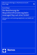 Meyer |  Meyer, D: Besicherung der Akquisitionsfinanzierung | Buch |  Sack Fachmedien