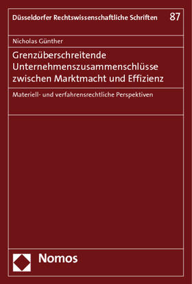 Günther |  Günther: Grenzüberschreitende Unternehmenszusammenschlüsse | Buch |  Sack Fachmedien