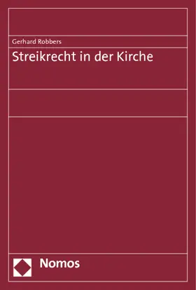 Robbers |  Streikrecht in der Kirche | Buch |  Sack Fachmedien