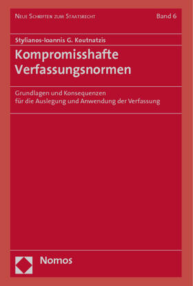 Koutnatzis | Kompromisshafte Verfassungsnormen | Buch | 978-3-8329-5503-8 | sack.de