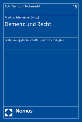 Schmoeckel |  Demenz und Recht | Buch |  Sack Fachmedien