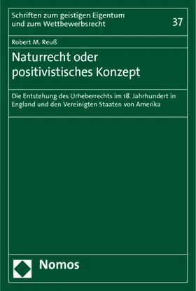 Reuß |  Naturrecht oder positivistisches Konzept | Buch |  Sack Fachmedien