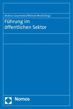 Gourmelon / Mross |  Führung im öffentlichen Sektor | Buch |  Sack Fachmedien