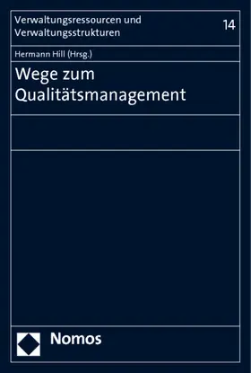 Hill |  Wege zum Qualitätsmanagement | Buch |  Sack Fachmedien