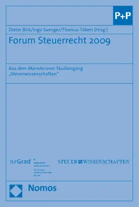 Birk / Saenger / Töben |  Forum Steuerrecht 2009 | Buch |  Sack Fachmedien
