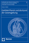 Meder |  Meder, S: Gottlieb Planck und die Kunst der Gesetzgebung | Buch |  Sack Fachmedien