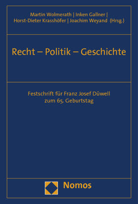 Wolmerath / Gallner / Krasshöfer |  Recht - Politik - Geschichte | Buch |  Sack Fachmedien