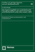 Bärenfänger |  Bärenfänger, J: Spannungsfeld von Lauterkeitsrecht | Buch |  Sack Fachmedien