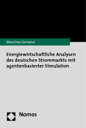 Genoese | Genoese, M: Energiewirtschaftliche Analysen | Buch | 978-3-8329-6016-2 | sack.de