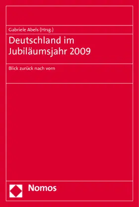 Abels |  Deutschland im Jubiläumsjahr 2009 | Buch |  Sack Fachmedien