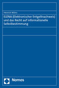 Wilms / Wilms &#134; |  Wilms, H: ELENA (Elektronischer Entgeltnachweis) | Buch |  Sack Fachmedien