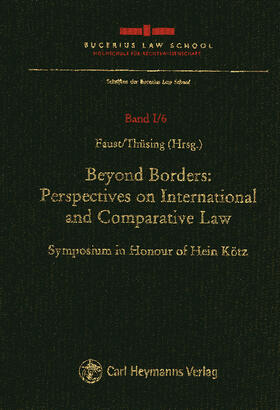 Faust / Thüsing |  Beyond Borders: Perspectives on International and Comparative Law | Buch |  Sack Fachmedien
